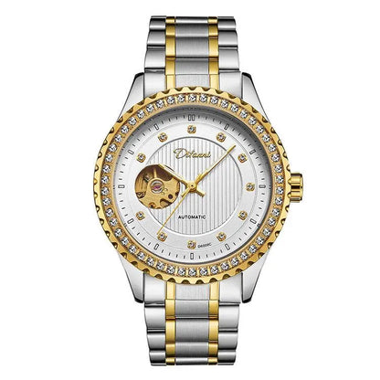 Double Hollow Mechanical Watch Diamond High-end Men - Aaryan Malik اريان مالك