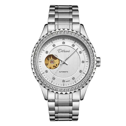 Double Hollow Mechanical Watch Diamond High-end Men - Aaryan Malik اريان مالك