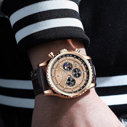 New Men's Multifunctional Waterproof Watch - Aaryan Malik اريان مالك