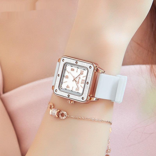 Women's Square Simple Fashion Quartz Watch - Aaryan Malik اريان مالك