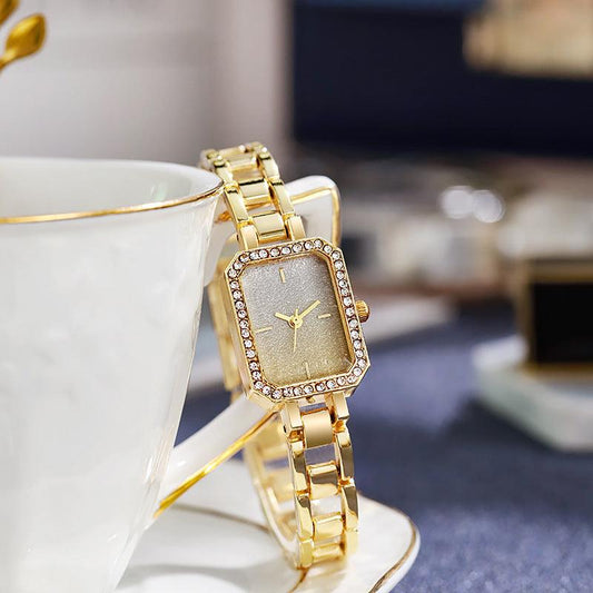Women's Watch Rhinestone Compact Temperamental - Aaryan Malik اريان مالك