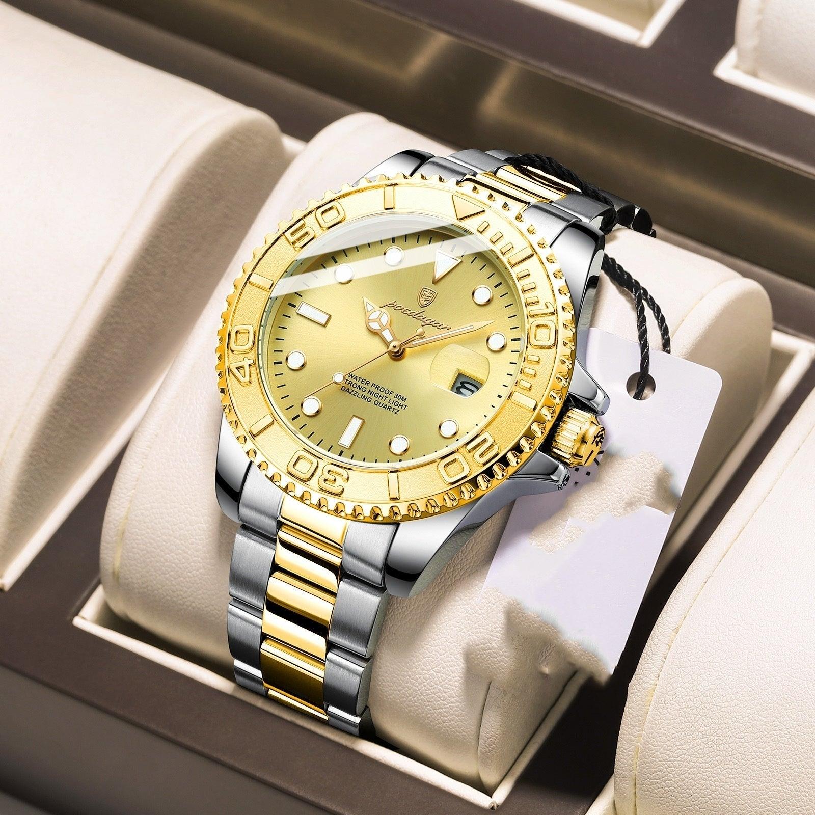 Waterproof Luminous Men's Watch Fashion Quartz - Aaryan Malik اريان مالك