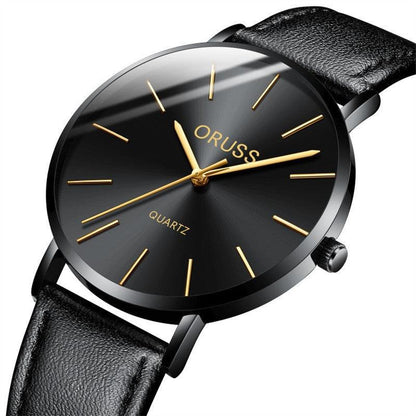 Men's Light Luxury Ultra-thin Belt Watch - Aaryan Malik اريان مالك