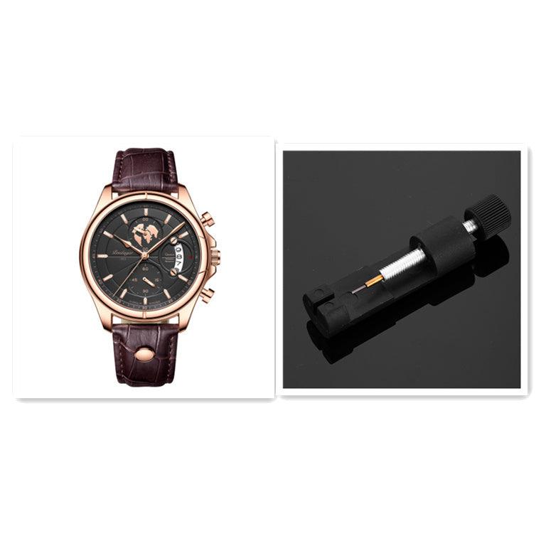 Multifunctional Luminous Men's Waterproof Quartz Watch - Aaryan Malik اريان مالك