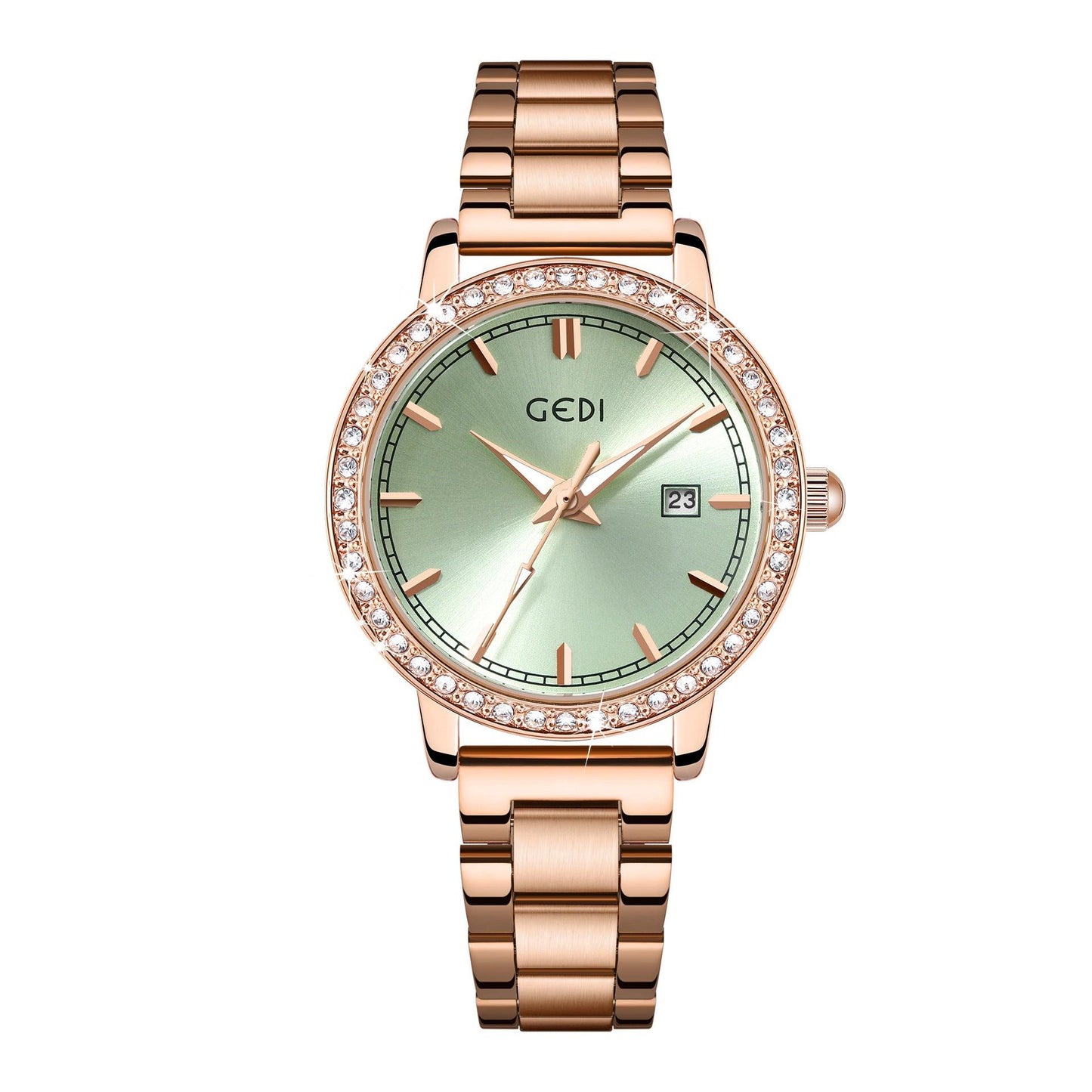 Women's Stainless Steel Quartz Watch - Aaryan Malik اريان مالك