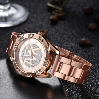 Fashion Casual Quartz Watch Starry Stainless Steel - Aaryan Malik اريان مالك