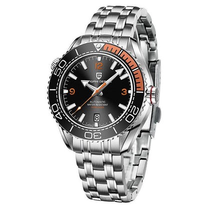 Fashion Rotatable Digital Watch Bezel Luminous Men's Mechanical Watch - Aaryan Malik اريان مالك