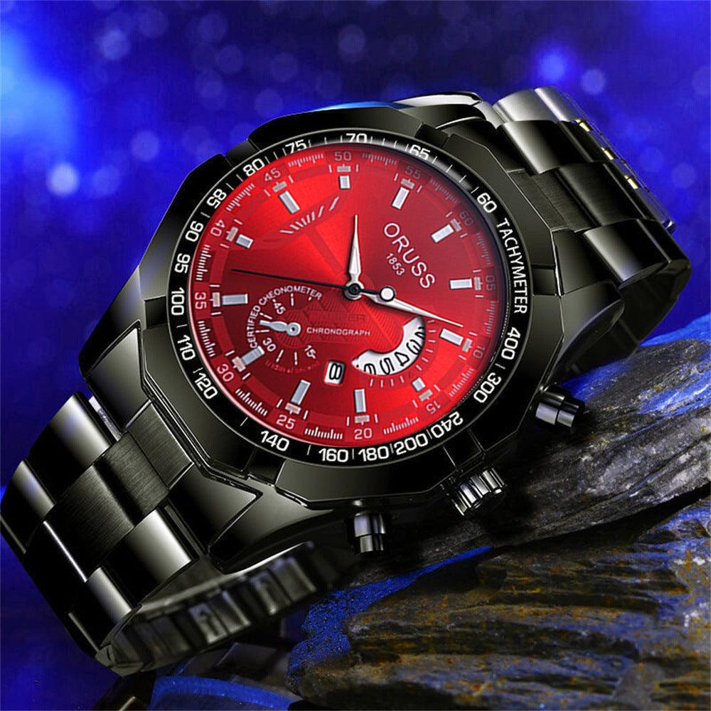 Automatic Movement Watch Men's Calendar Waterproof Luminous Watch - Aaryan Malik اريان مالك