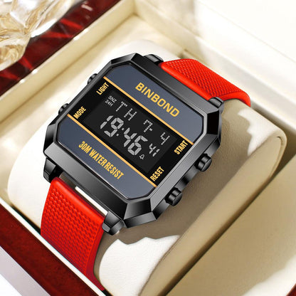 Stylish And Versatile Student Sports Waterproof Men's Electronic Watch - Aaryan Malik اريان مالك