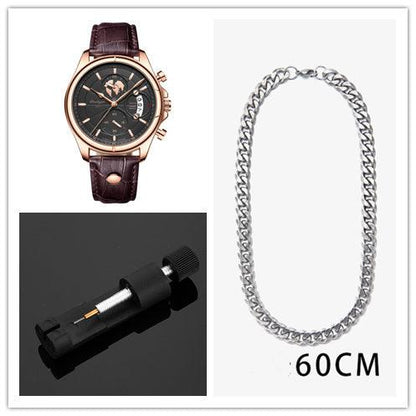 Multifunctional Luminous Men's Waterproof Quartz Watch - Aaryan Malik اريان مالك