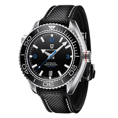 Fashion Rotatable Digital Watch Bezel Luminous Men's Mechanical Watch - Aaryan Malik اريان مالك