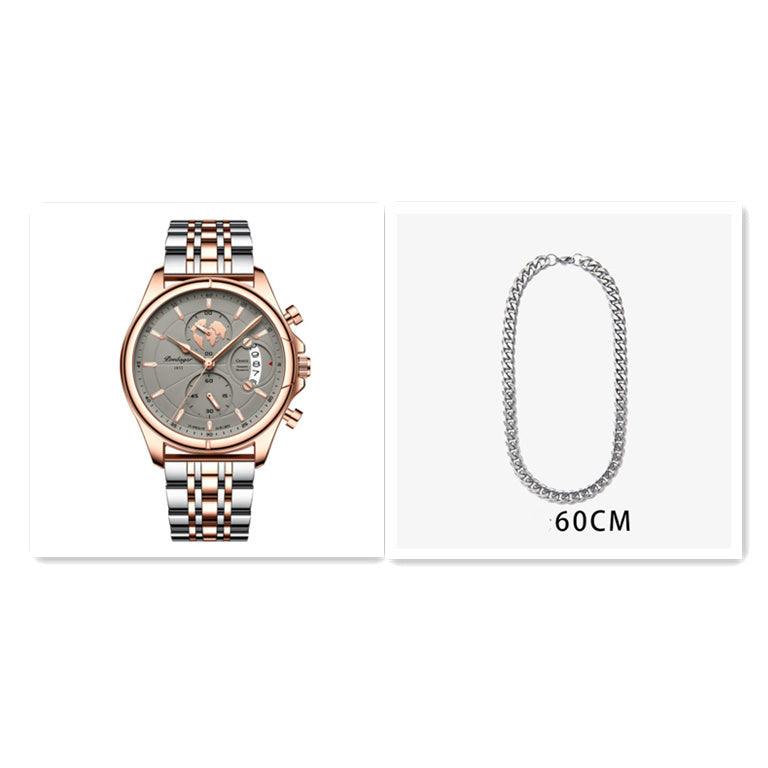 Multifunctional Luminous Men's Waterproof Quartz Watch - Aaryan Malik اريان مالك