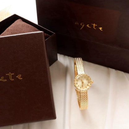 Simple Retro Special Interest Light Luxury Small Gold Women's Watch - Aaryan Malik اريان مالك
