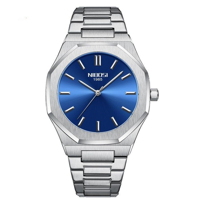 Simple Gold Men's Watch Student Quartz Watch - Aaryan Malik اريان مالك