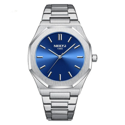 Simple Gold Men's Watch Student Quartz Watch - Aaryan Malik اريان مالك