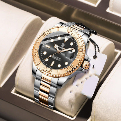 Waterproof Luminous Men's Watch Fashion Quartz - Aaryan Malik اريان مالك