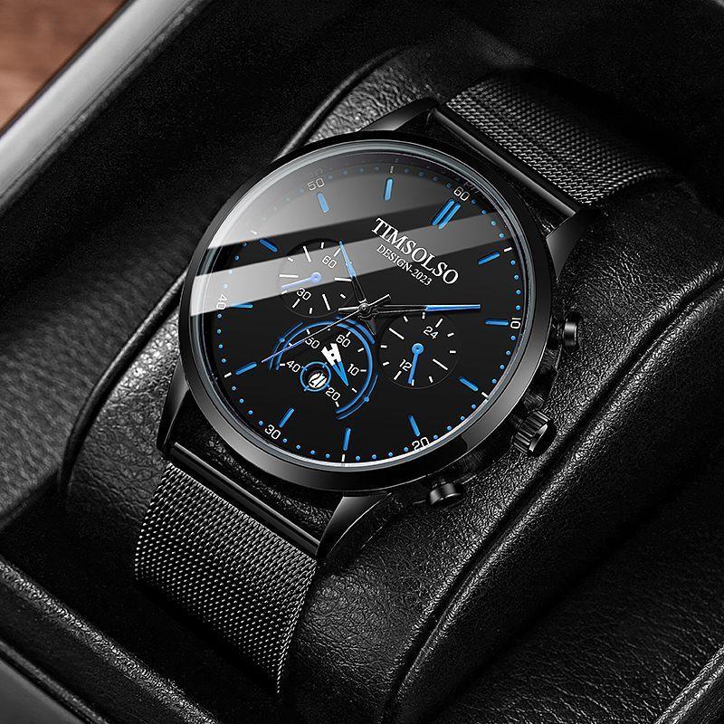All-matching Simple And High-end Elegant Cool Ultra-thin Calendar Quartz Watch - Aaryan Malik اريان مالك