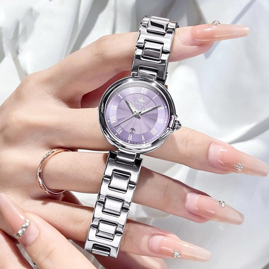 Scale Quartz Luminous Waterproof Sheet Calendar Women's Watch - Aaryan Malik اريان مالك