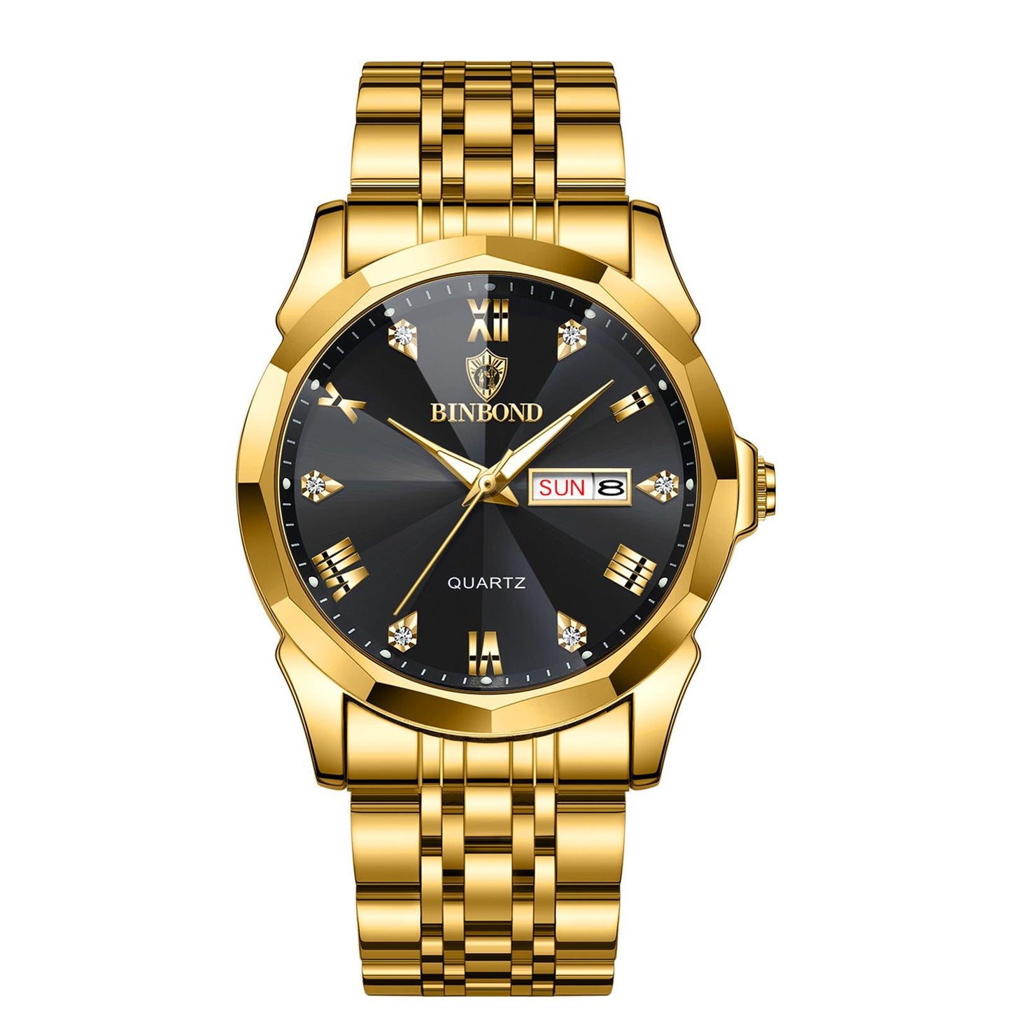 Men's New Style Middle School Student Double Calendar Electronic Quartz Watch Waterproof - Aaryan Malik اريان مالك