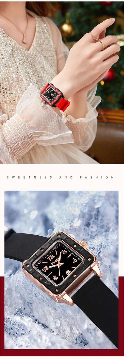 Women's Square Simple Fashion Quartz Watch - Aaryan Malik اريان مالك