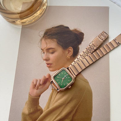 Women's Silver Bamboo Strap Watch - Aaryan Malik اريان مالك