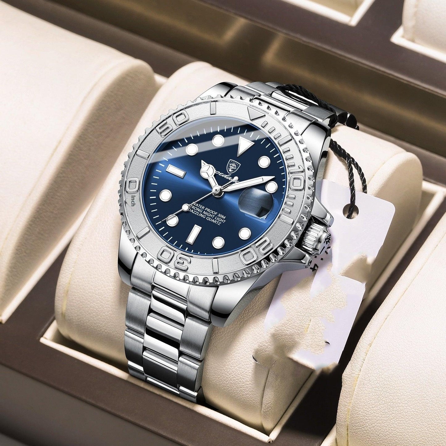 Waterproof Luminous Men's Watch Fashion Quartz - Aaryan Malik اريان مالك