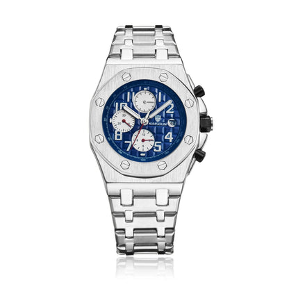 Three-eye Waterproof Multifunctional Automatic Mechanical Watch - Aaryan Malik اريان مالك