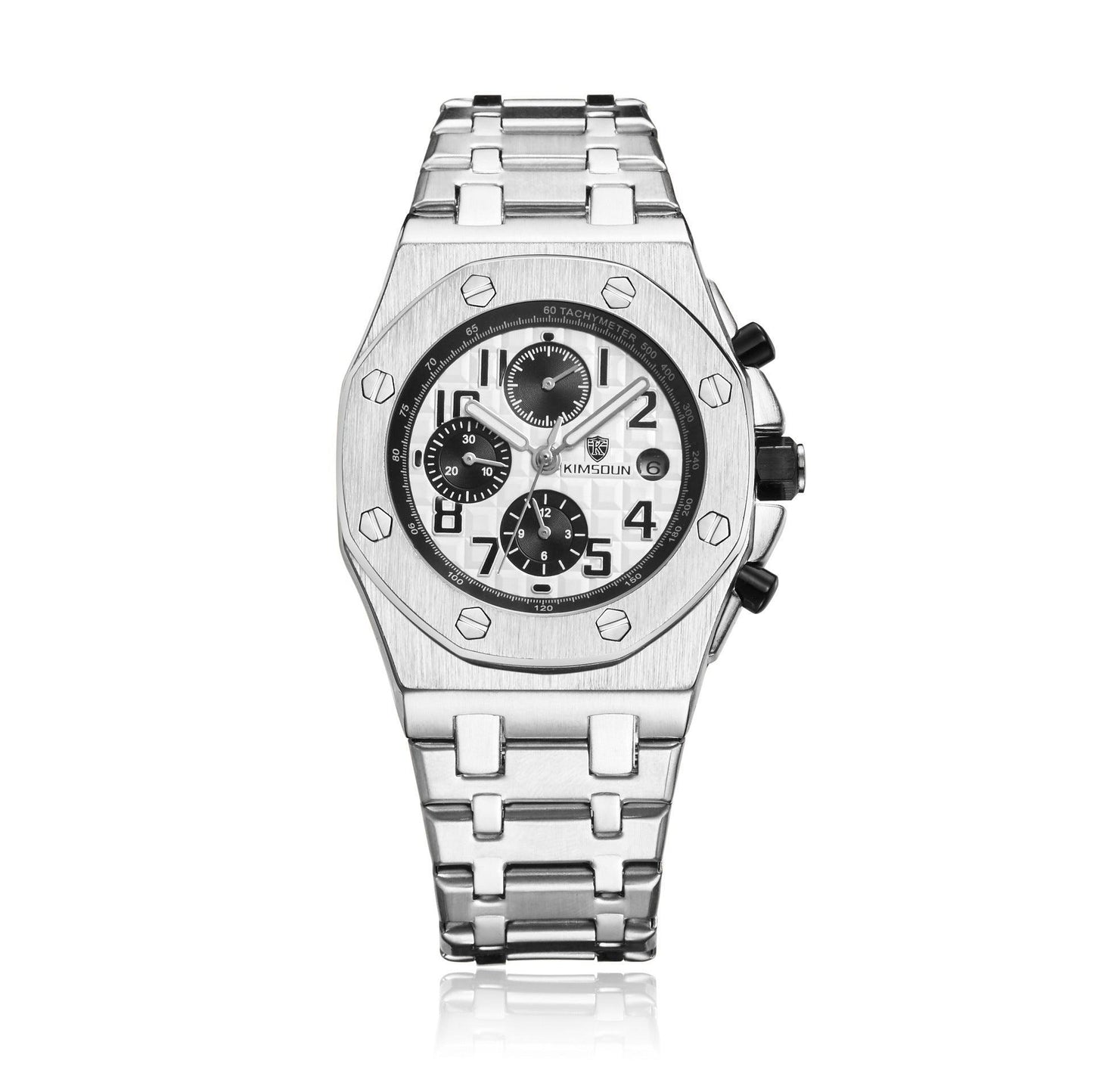 Three-eye Waterproof Multifunctional Automatic Mechanical Watch - Aaryan Malik اريان مالك